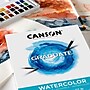 Canson Graduate 5.5" x 8.5" Watercolor Pad,  20 Sheets/Book, 3/Bundle (MCX525008010-3)~#|#~969C5030-EDD9-421D-AEC7314D402410B0_sc7