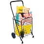 Mount-It! Small Rolling Utility Shopping Cart, Holds Up to 66 lbs., Black (MI-907S)~#|#~969FF6B7-59AE-46EC-A70C5C795F7E670E_sc7