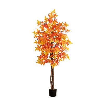 Autumn Deluxe Maple Artificial Fall Tree - Thumbnail 2