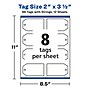 Avery Printable Blank Gift Tags with Strings, 3.5", White, 96/Pack (22802)~#|#~96A3DE71-0597-4097-BAC91D3108E218BC_sc7