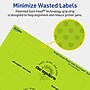 Avery Laser/Inkjet Multipurpose Rectangle Labels, 2" x 6", Bright Green, 80/Pack (94242)~#|#~96A4E119-340C-41F9-B5905CDA631B7E34_sc7