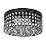 Lalia Home Glam 2 Light 12 Inch Round LED Flush Mount, Restoration Bronze (LHM-2003-RZ)~#|#~96A5BB42-BFF4-4F69-B5E3A830F3626EA2_sc7