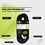 GoGreen Power 15' Indoor/Outdoor Extension Cord, 16 AWG, Black (GG-13715BK)~#|#~96A69BC4-0559-4A80-9955FFE0612632F9_sc7