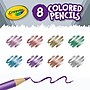 Crayola Metallic Colored Pencils, Assorted Colors, 8/Pack (68-3708)~#|#~96A97666-3D76-4E44-B2C97B932EF82E46_sc7