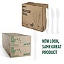 Perk™ Eco Compostable PLA Knife, Medium-Weight, White, 1800/Carton (PK56199CT)~#|#~96B07458-4F16-4042-AEFF2CE94DAE645C_sc7