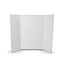 Flipside Tri-Fold Presentation Board, 28" x 40", Corrugated, White, 18/Carton (30028-18)~#|#~96B0912A-CA27-43A8-AAD339935F849D7C_sc7