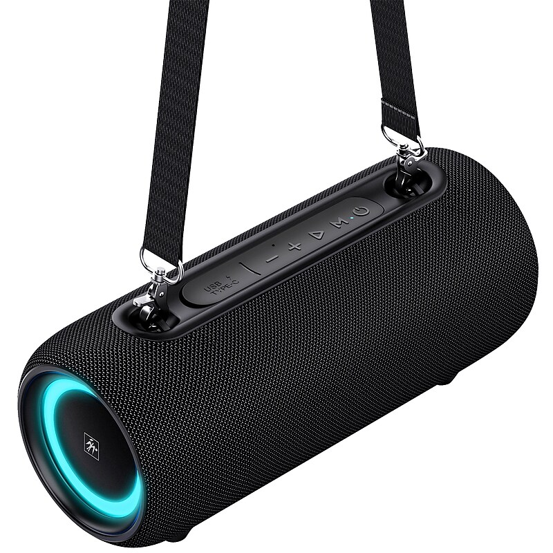 STUDIO PRO by FISHER Torrent Pro Wireless Bluetooth FM Radio LED Boom Box & Speakerphone, Water Resistant, Black (SBX950K) image 1