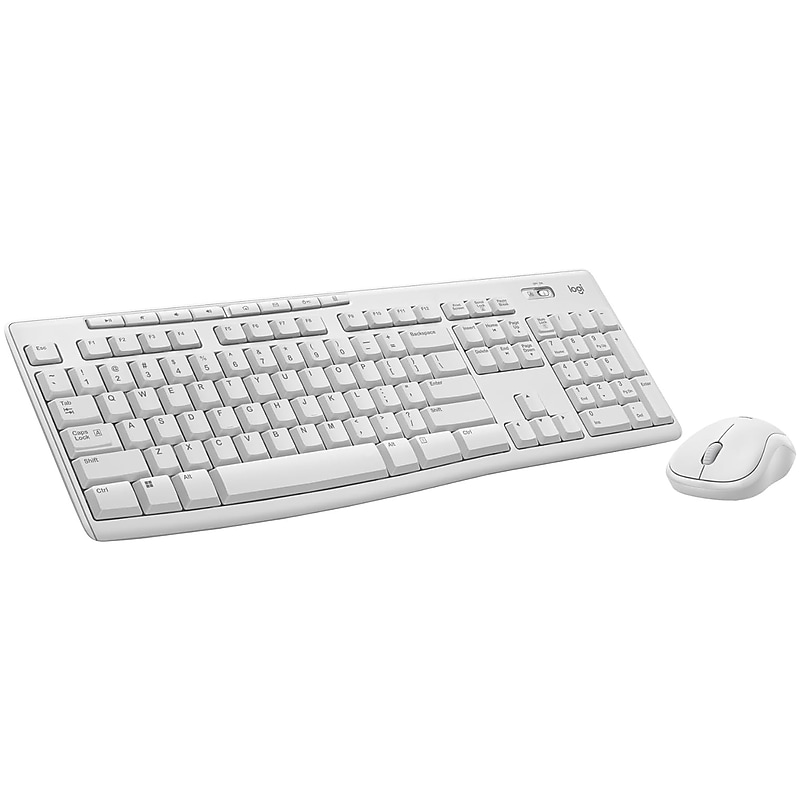 Logitech MK270 Wireless Keyboard and Optical Mouse Combo, Off-White (920-013290) image 1