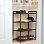 Household Essentials 4-Tier Metal Shoe Rack, Espresso Bronze (2163-1)~#|#~96BB0AEE-F142-4487-80998063AE91408B_sc7