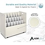 AdirOffice 21-Slot Mobile Roll File, 28.5"H x 30"W x 15.75"D, White, 2/Pack (625-WHI-2PK)~#|#~96BEFBDA-E2FA-4EDA-A4C3FD2A9B5A1753_sc7