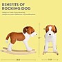Happy Trails Plush Dog Rocker, Brown/White (80-BF017)~#|#~96C09127-07F8-407C-AB52D64C31EEE8C6_sc7