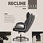 Elle Decor Rivendell AIR Lumbar Ergonomic Faux Leather Swivel Executive Chair, Black (60124-BLK)~#|#~96C167B2-1F99-44CE-815ED51EEA12B75E_sc7