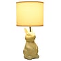 Simple Designs Cute Wonders Whimsical Perched Bunny Rabbit 16.33" LED Table Lamp, Yellow (LT2117-YLW)~#|#~96D2C2C7-EB1B-40D1-BE8EDAF910625A45_sc7