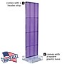 Azar Studio Base 60" x 17" Pegboard Floor Stand, Purple (700770-PUR-6C50)~#|#~96D49A3D-57D5-4B88-8D1718B31ABB97E9_sc7
