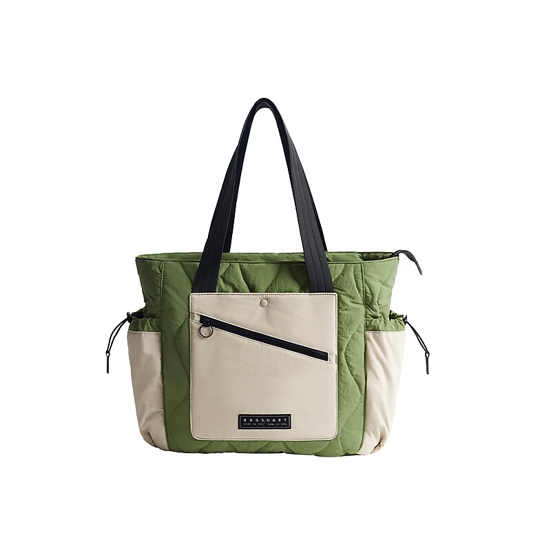 BAGSMART Vega Polyester Tote Bag, Moss (BM0305085AN499) image 1
