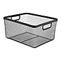 mDesign Steel Organizer, Matte Black (25969) ~#|#~96DCBC88-CD1B-4051-91D11BAAB53D357B_sc7