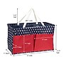 Household Essentials Krush Container Stars Rectangular Storage Tote, Red/White/Blue (2219-1)~#|#~96DE3B68-C044-4374-A1982FE6D2F001D9_sc7