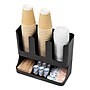 Mind Reader 6 Compartment 2-Tier Cup and Condiment Countertop Organizer, Black (UPRIGHT6-BLK)~#|#~96E097CE-A74E-4E5D-A56B0E23F913CFE2_sc7