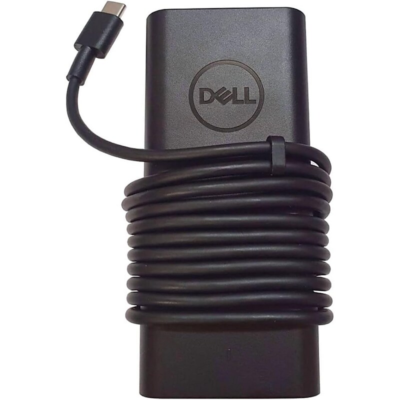 Dell 65W USB-C AC Adapter for Dell Laptop, Black (0VT148) image 1