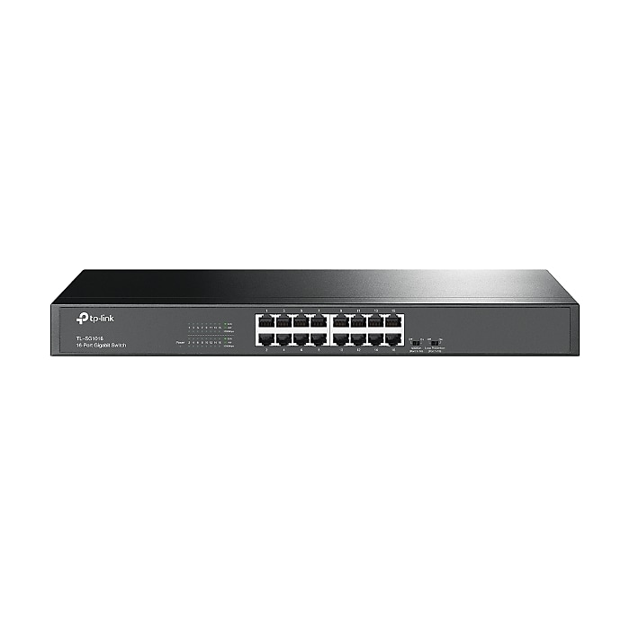 TP-LINK 16-Port Gigabit Ethernet Unmanaged Switch, Black (TL