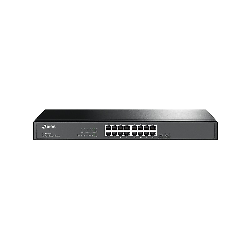 TP-LINK 16-Port Gigabit Ethernet Unmanaged Switch, Black (TL-SG1016) image 1