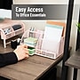 Mind Reader 7-Compartment Metal Desk Organizer, Pink (JOEORG-PNK)~#|#~96EED87E-FF63-4C92-9AFF21C8D12EA7E3_sc7
