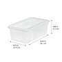 Iris 6 Qt. Snap Lid Storage Box, Clear (200401)~#|#~96F15459-23C9-468A-8D5C2AFF57A78352_sc7