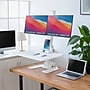 Mount-It! Electric Standing Desk Converter with Dual Monitor Mount, White (MI-7952WHT)~#|#~96F23574-65E8-46A4-BE63622B4E30A25A_sc7