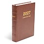 2027 Excello Brands 7.3" x 8.5" Daily Standard Planner, Paperboard Cover, Brown Leather (CD68-CY27-BN-L)~#|#~96F2A1E7-D54A-417C-994B7F25650EB1B6_sc7