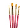 Princeton RealValue Mixed Media Synthetic Taklon Variety Brush Set, Pink, 4/Set, 3 Sets/Bundle (PBXPR9181-3)~#|#~96F571E9-BD23-473D-A678F58F7EFE7F91_sc7