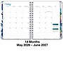 2026-2027 Excello Brands 8.5" x 11" Academic Weekly & Monthly Planner, Paperboard Cover, Blue Bloom (FSHN-AY26-8511-02)~#|#~96F5DBB4-FACA-45E3-9EA2D79936086233_sc7