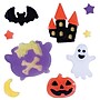 Beistle Halloween Gel Clings, 4/Pack (00576)~#|#~96F92D6C-138A-4D7C-A6036085B6C76562_sc7