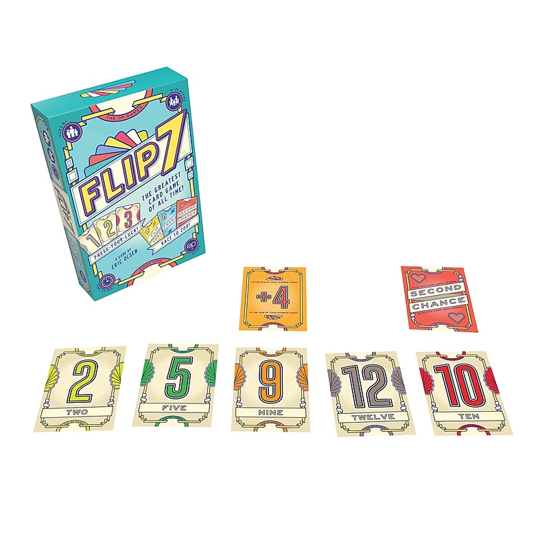 USAopoly Flip 7 Playing Cards (USAPA172871) image 1