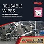 WypAll PowerClean X80 Cloth Cleaning Wipers, 16.8" x 12.5", Red, 455 Sheets/Roll (41055)~#|#~96FF92DE-D7DE-45F1-BEF541546AA7E0D6_sc7