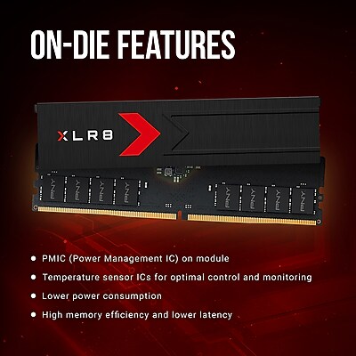 PNY XLR8 Gaming DDR5 UDIMM Memory Kit - Thumbnail 2