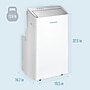 Keystone 115-Volt 12,000 BTU ASHRAE (10,000 BTU DOE) Portable Air Conditioner with Remote, White (KSTAP10PINV)~#|#~9700E80B-0E50-4AD1-93987D1FA67AC0D1_sc7