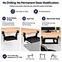 Uncaged Ergonomics KT4 Clamp-On Adjustable Under-Desk Keyboard Tray, Black ~#|#~97013F07-36A3-4019-99556E8B0E8BB713_sc7