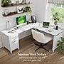 Bush Home Somerset 72W 3 Position Sit to Stand L Shaped Desk, White (SET014WH)~#|#~9707821A-B39B-4364-BAA021985FDE50DE_sc7