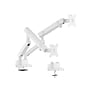 Amer Adjustable Dual Articulating Spring Monitor Arms, Up to 35" Monitors, White (HYDRA2B-W)~#|#~97095496-B34C-45BA-AA17035BCF75C90C_sc7