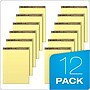 TOPS Second Nature Notepads, 8.5" x 11.75", Wide, Canary, 50 Sheets/Pad, 12 Pads/Pack (74890)~#|#~970DC0A4-DE14-430B-9FD049C88B01F9A7_sc7