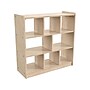 Flash Furniture Bright Beginnings 8-Section Modular Storage Unit, 31.5"H x 31.5"W x 11.75"D, Brown (MK-ME10513-GG)~#|#~971251E7-30CC-40B6-A0D1E7B61F440B9D_sc7