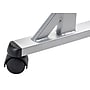 National Public Seating BPFT Series 24"W x 60"D Foldable Rectangular Training Table, Plastic, With Wheels, Charcoal~#|#~9714552B-FCE6-43AB-A5B30BCA88335EA0_sc7