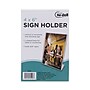 Nu-Dell Clear Plastic Sign Holder, Desktop, 4" x 6", Clear Plastic (NUD35446)~#|#~97217011-C18D-4D48-BAEE205C5B47286B_sc7