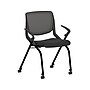 HON Motivate Fabric/Mesh Nesting Stacking Chair, Black/Charblack (HMN2.F.S.IM.ON.CU10.CBK)~#|#~972DCBAC-4A2B-45CC-A43B9659CF21FB68_sc7