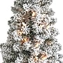 Nearly Natural Flocked Pencil Artificial Christmas Tree, 4' (T1904)~#|#~972F2D50-1FC2-4FE2-9BCFB3D4AB28B2C4_sc7