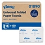 Kleenex Multifold Paper Towels, 1-ply, White, 150 Sheets/Pack, 16 Packs/Carton (01890)~#|#~973052FB-281C-4168-B7FD804AEBB8212F_sc7