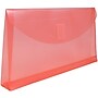 JAM Paper Premium Plastic Filing Envelope with Hook & Loop Closure, Red, 3/Pack (921V1REX3)~#|#~9730670D-FEAF-4B3F-96F8DB157E2B4BBB_sc7
