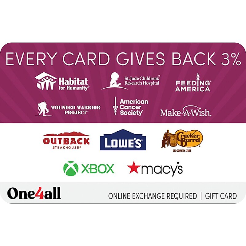One4all Giving Good Joy $25 Gift Card (1029096B2500) image 1