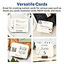 Avery Integrated Cards, 4.25" x 5.5", Matte Ivory, 50/Pack (95278)~#|#~973296D5-96A6-421A-B75D91A96C94D7E6_sc7