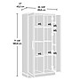 Sauder HomePlus 71"H Storage Cabinet with 12 Shelves, Sienna Oak (411965)~#|#~97348C89-A7AE-4F05-9801A596D59382AF_sc7